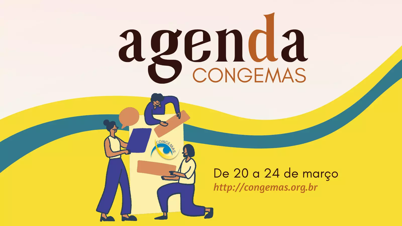 Agenda da semana! (De 20 a 24 de março)